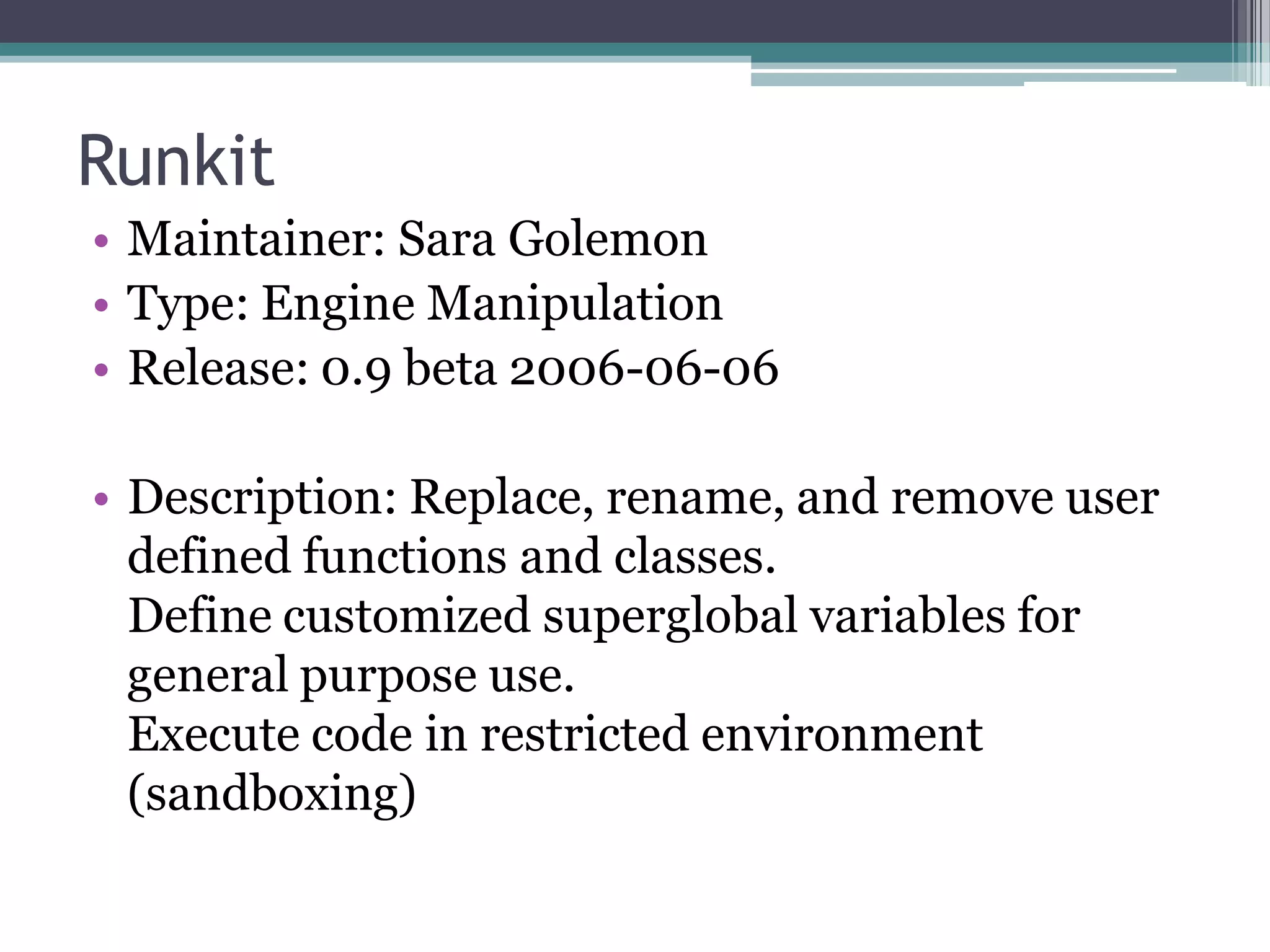 PECL Picks - Extensions to make your life better