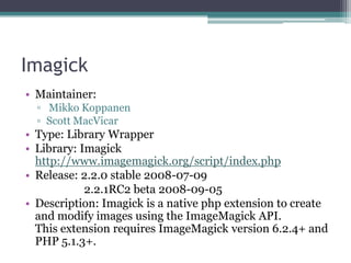 PECL Picks - Extensions to make your life better