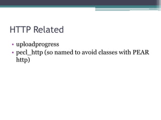 PECL Picks - Extensions to make your life better