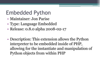 PECL Picks - Extensions to make your life better