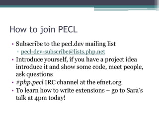 PECL Picks - Extensions to make your life better