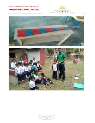 PROYECTO EDUCATIVO DE CENTRO.-PEC
JARDIN DE NIÑOS Y NIÑAS: LUCERITO
156
 