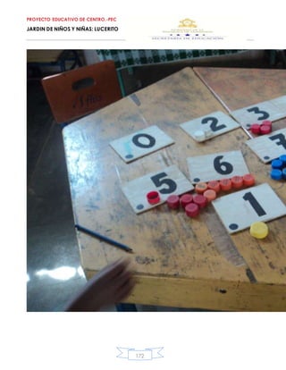 PROYECTO EDUCATIVO DE CENTRO.-PEC
JARDIN DE NIÑOS Y NIÑAS: LUCERITO
172
 