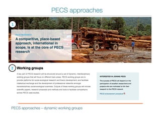 PECS approaches
1
2
PECS approaches – dynamic working groups
 