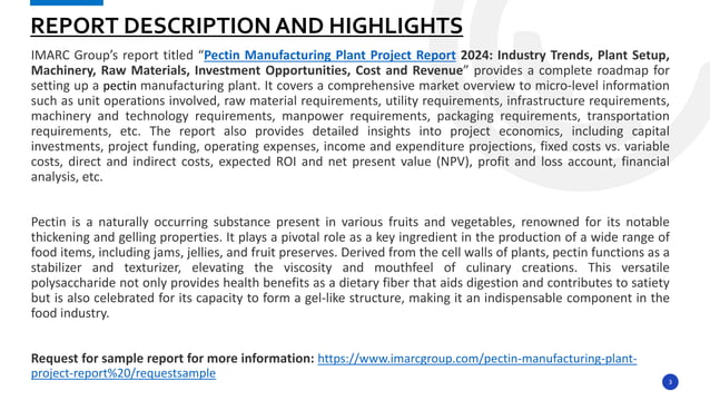 Pectin Manufacturing Process, Machinery Requirements and Project Report ...