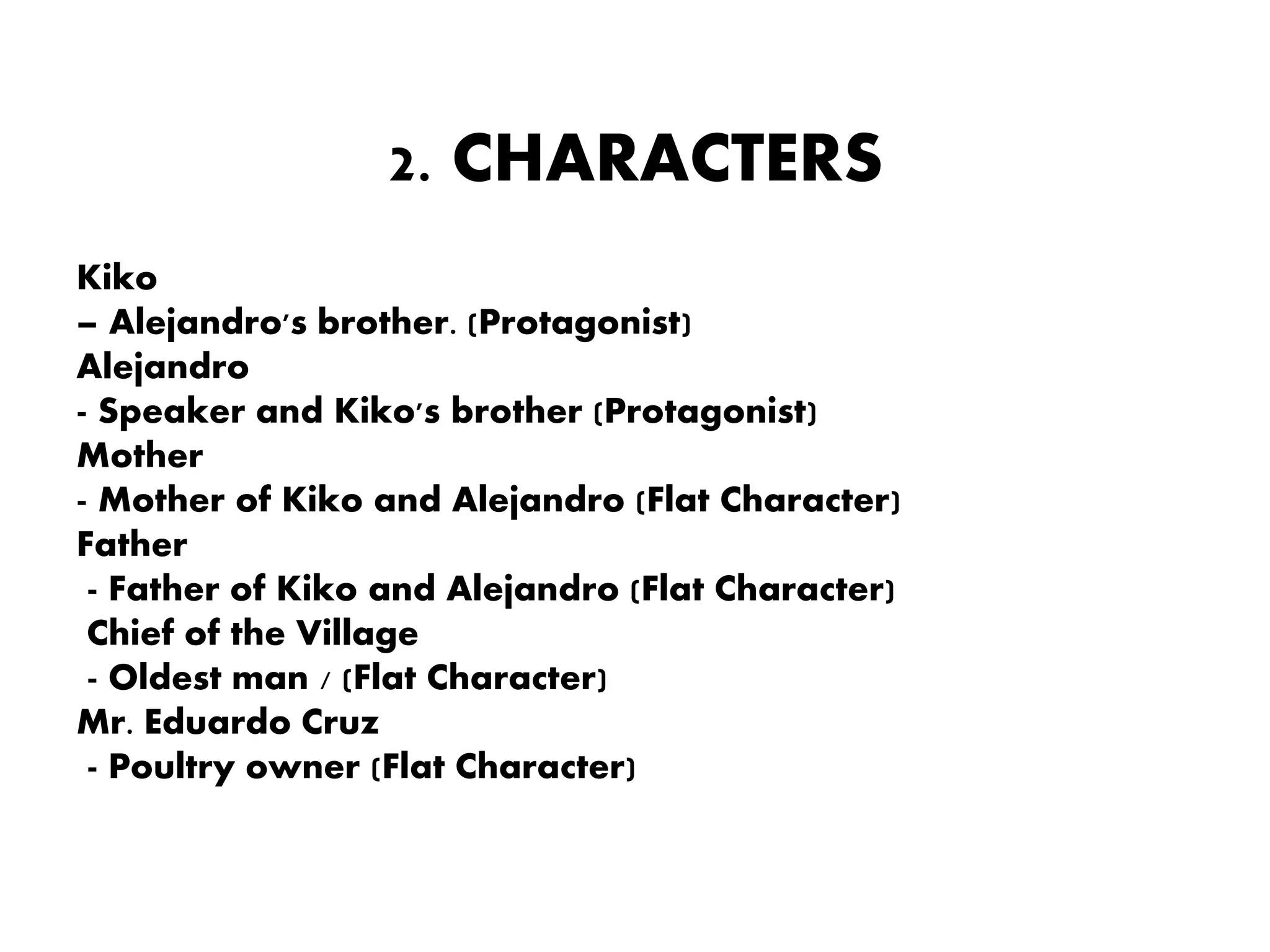 My Brother's Peculiar chicken | PPTX