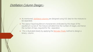 McCABE-THIELE DESIGN METHOD | PPTX