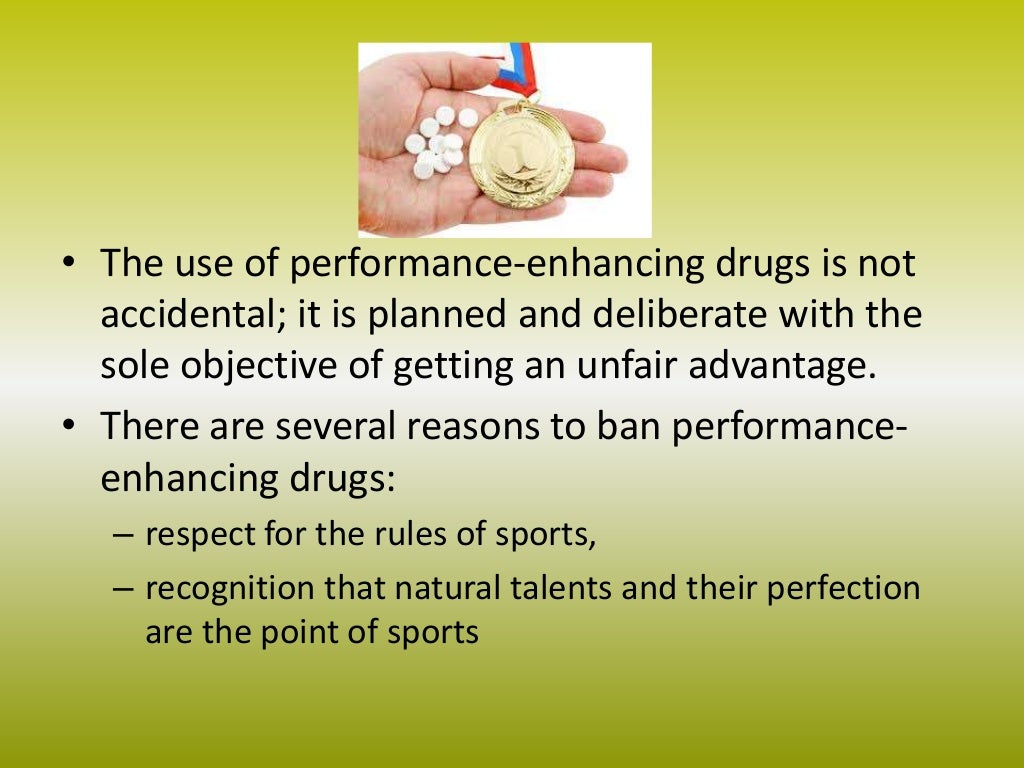 thesis statements for performance enhancing drugs