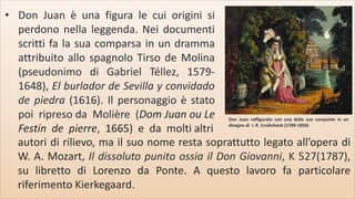 • Don Juan è una figura le cui origini si
perdono nella leggenda. Nei documenti
scritti fa la sua comparsa in un dramma
at...