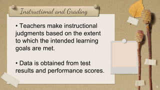 PED 6: Assessment of Student Learning 2. | PPTX