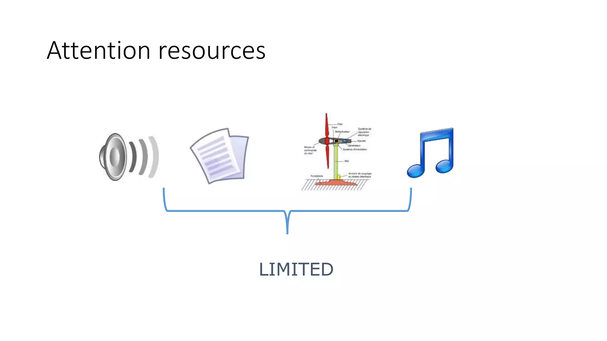 LIMITED
Attention resources
 