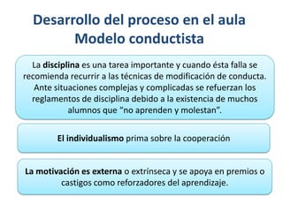 Pedagogía conductismo | PPTX