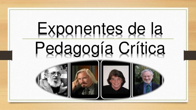 Pedagogía crítica, Exponentes