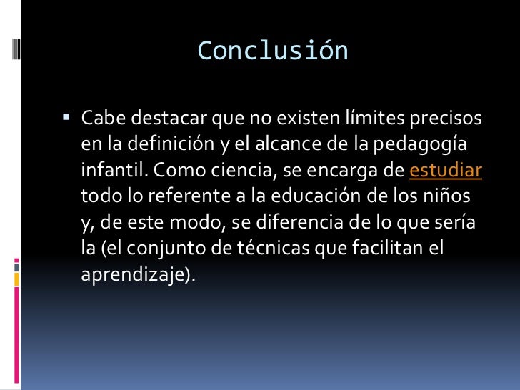 Curso de pedagogia infantil