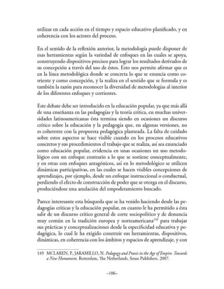 Pedagogías críticas Napoleón