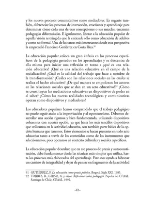 Pedagogías críticas Napoleón