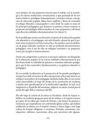 Pedagogías críticas Napoleón