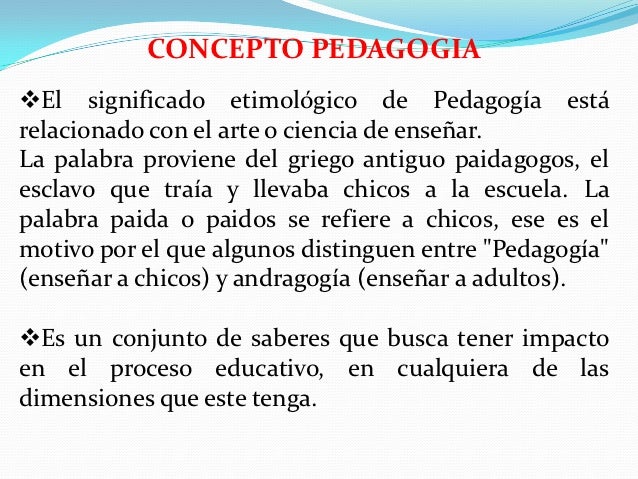 Pedagogia 1