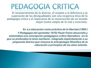 Cuestiona las relaciones de poder que se generan en los seres humanos situaciones asimétricas de las más diversas formas