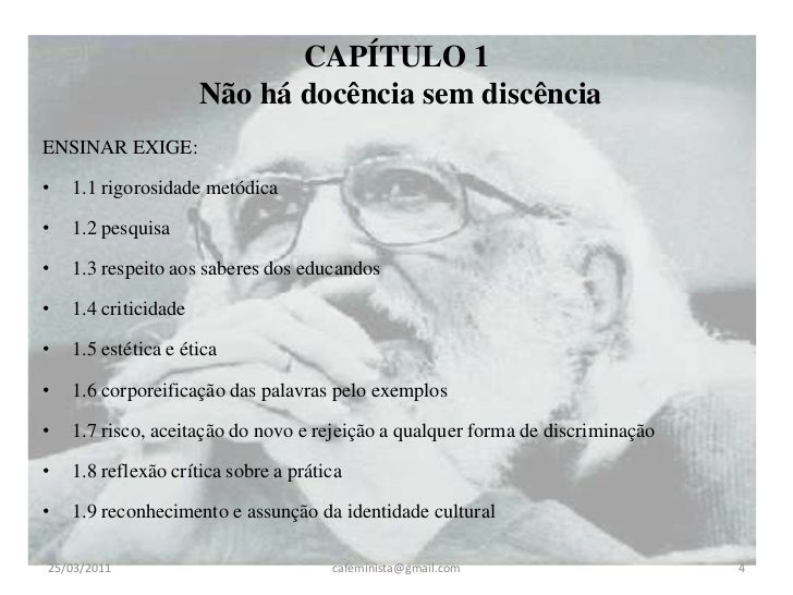 Livro Pedagogia Da Autonomia Saberes Necessários à Prática Educativa