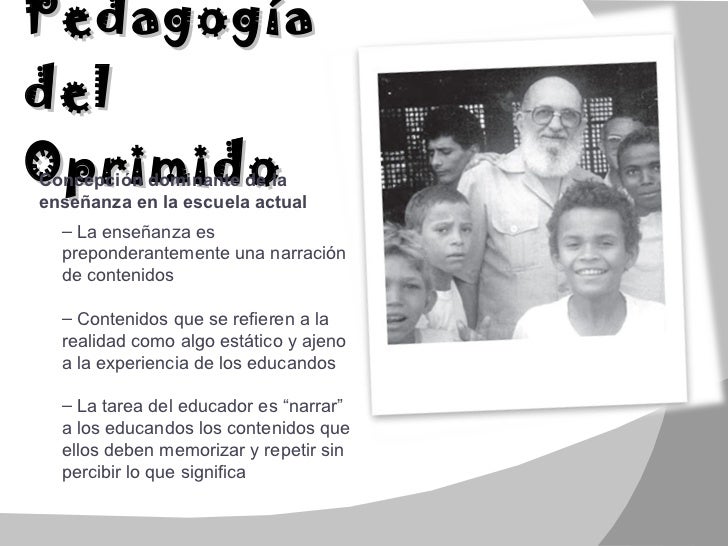 Pedagogia del oprimido