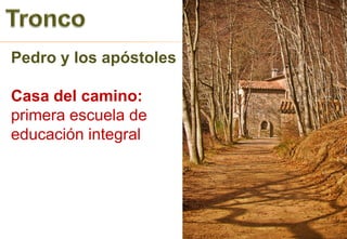 17
Pedro y los apóstoles
Casa del camino:
primera escuela de
educación integral
 
