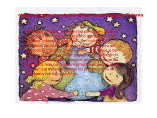 algunos exponentes destacados de la pedagogía moderna
Comenius: propuso un programa para hacer amena y
no tediosa la educación, y lo llamó pampaedia, que
significa "educación universal". Su finalidad fue
establecer un sistema de enseñanza progresivo del
que todo el mundo pudiera disfrutar. Decía que a los
niños se les debía enseñar gradualmente, enlazando
de manera natural los conceptos elementales con los
conceptos más complejos. Asimismo, propugnó el uso
de la lengua materna durante los primeros años de
escolaridad en lugar del latín.
 