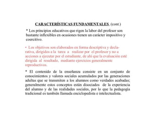 Pedagogia tradicional presentación1