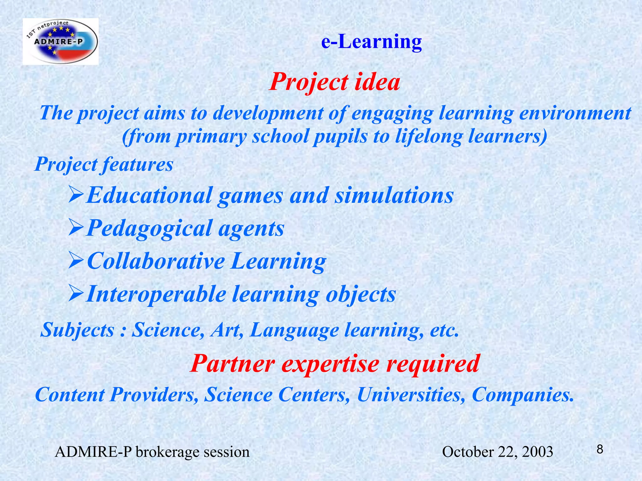 pedagogical agents – real time 3D animated characters