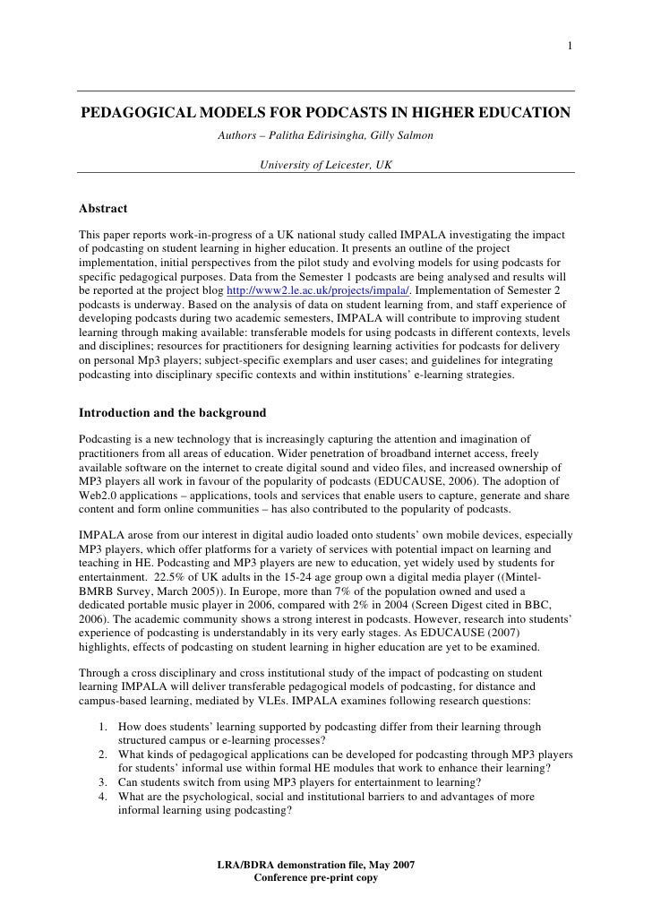 Pedagogy essay image