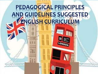 PEDAGOGICAL PRINCIPLES
AND GUIDELINES SUGGESTED
ENGLISH CURRICULUM
 