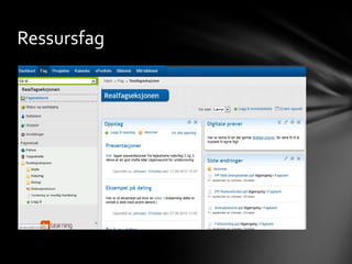 Ressursfag
 