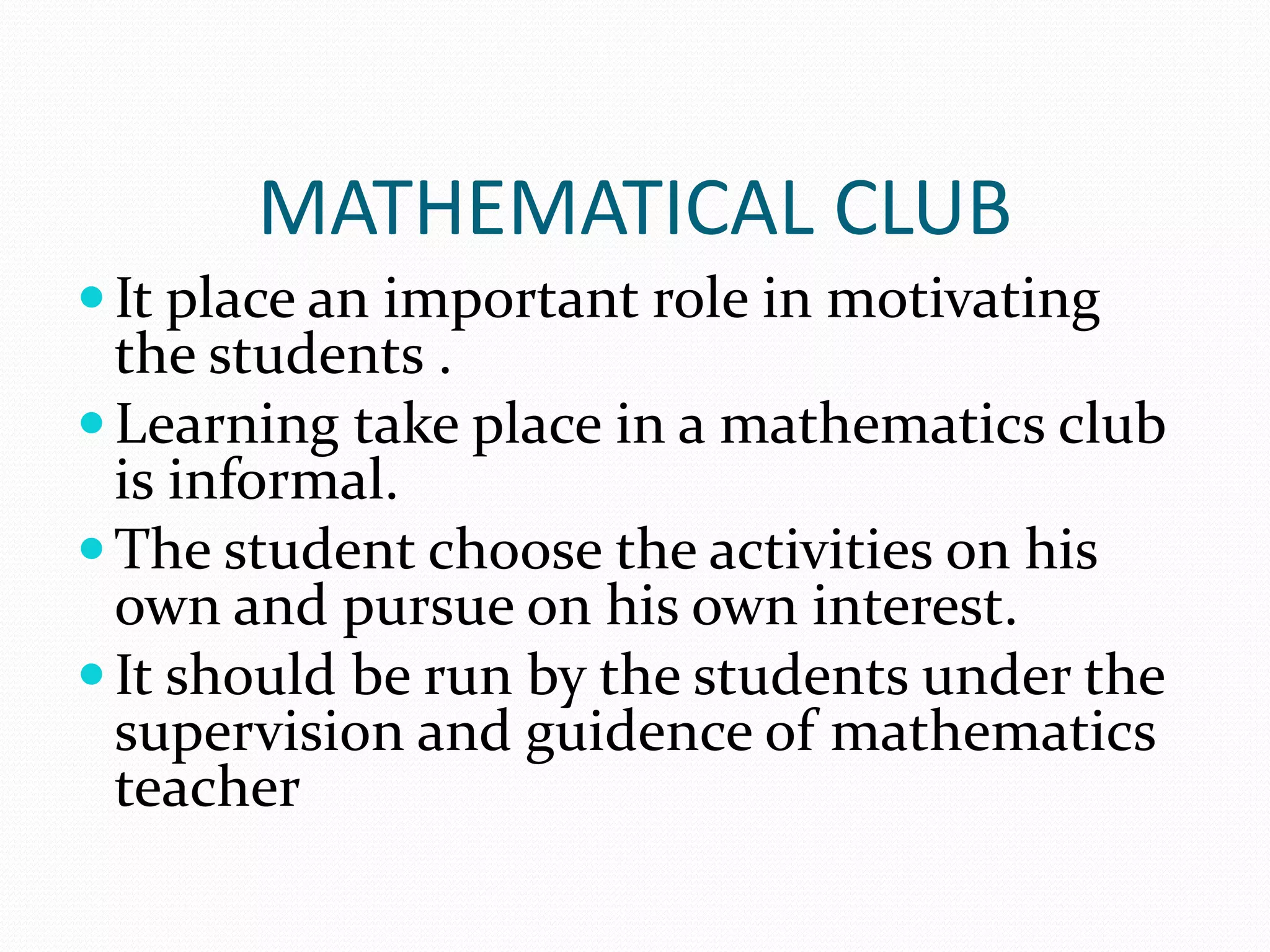 Resources of Teaching Mathematics | PPTX