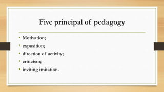 Pedagogy | PPTX