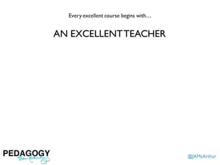 Pedagogy, then Technology