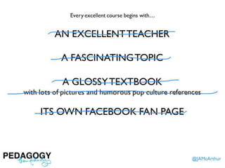 Pedagogy, then Technology