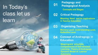 Pedagogy and pedagogical analysis | PPTX