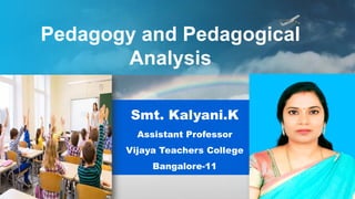 Pedagogy and pedagogical analysis | PDF