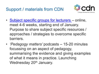 Virtual Bridge Sessions: Pedagogy Matters