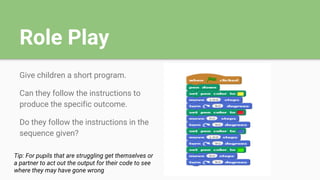 Approaches to teaching primary computing | PDF