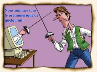 Nous sommes tous au service de la construction de l'identité numérique
     Le levier de la publication Web

le prénumérique de
quelqu'un!




                                                                         15
 