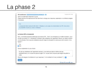 La phase 2
18
 