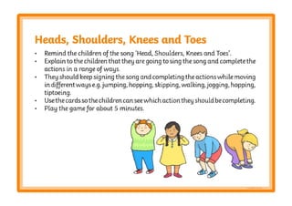 PE Head, Shoulders, Knees and Toes