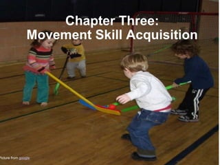 Chapter Three: Movement Skill Acquisition Picture from  google 