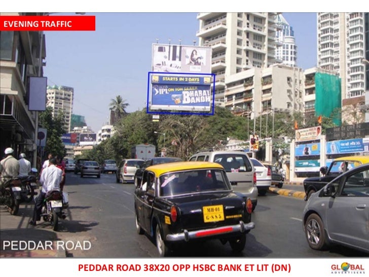 Best hoarding display at Pedder Road ,Mumbai, Outdoor Advertising