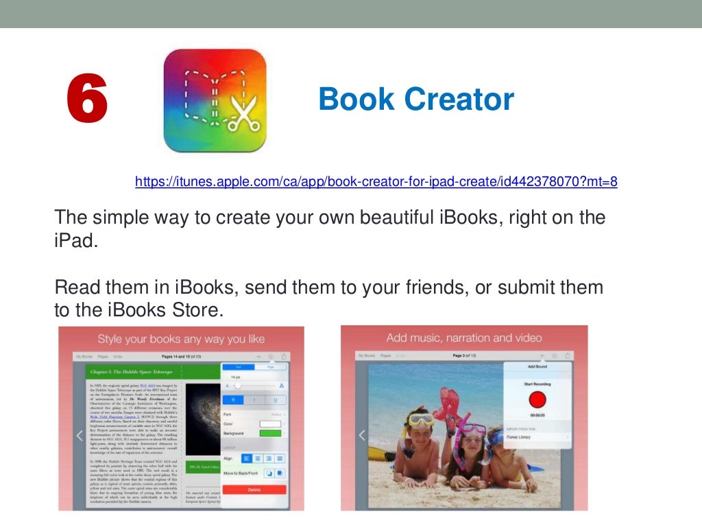 6 Book Creator