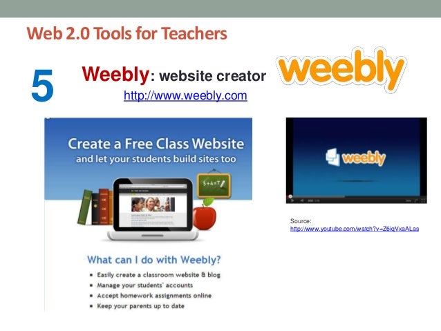 web 2 0 tools for teachers free website creator for teachers