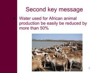 Livestock and water in developing countries (SSA)