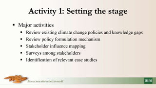 Policy information and response platform on climate change and rice in asean and its member countries project
