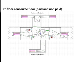 1st floor concourse floor (paid and non paid)
 